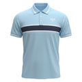 Chest Stripe Blue Polo
