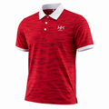 Tiger Stripe Polo - Red